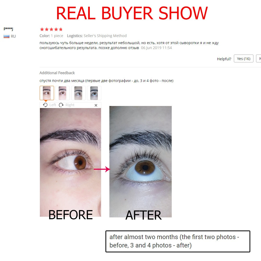 Moisturizing Eyelash Growth Serum
