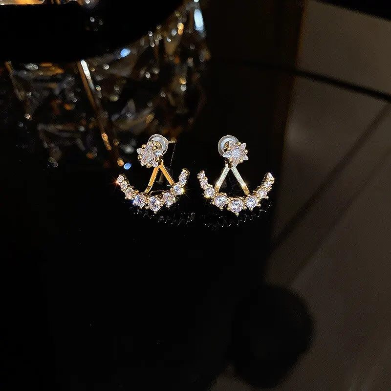 Starry Night Zircon Earrings