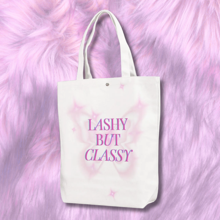 "Lashy but Classy" Canvas Bag