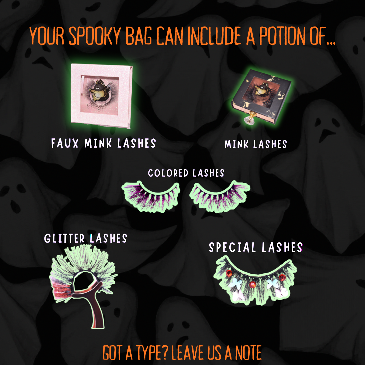 Mystery Spooky Lash Bag
