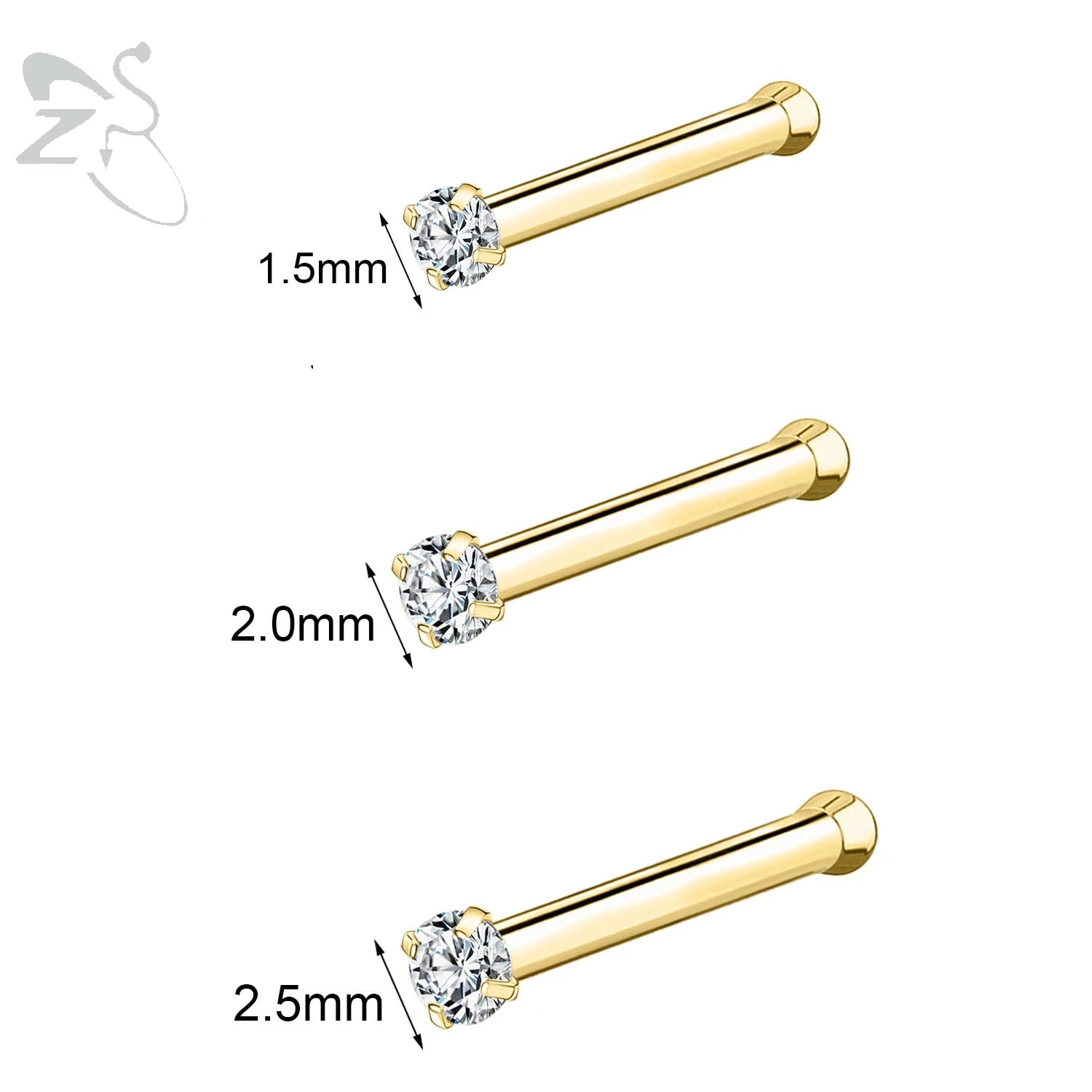Starry Stud Nose Piercing Set - LoboLashes.com