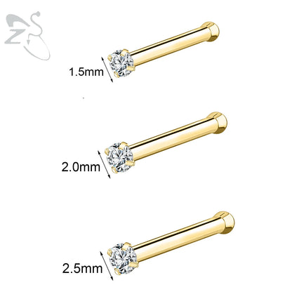 Starry Stud Nose Piercing Set