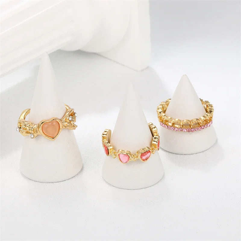 Heartfelt Trio Ring Set