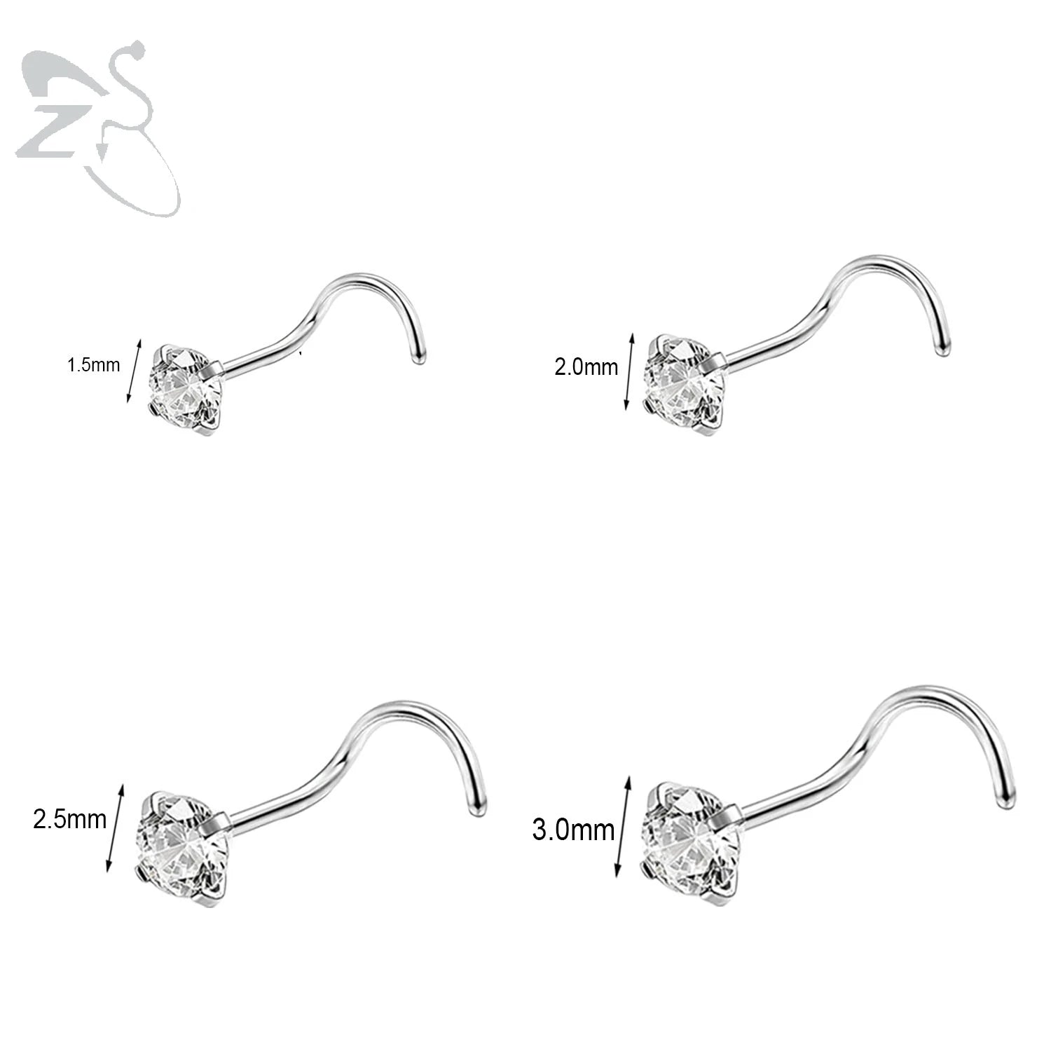 Starry Stud Nose Piercing Set - LoboLashes.com