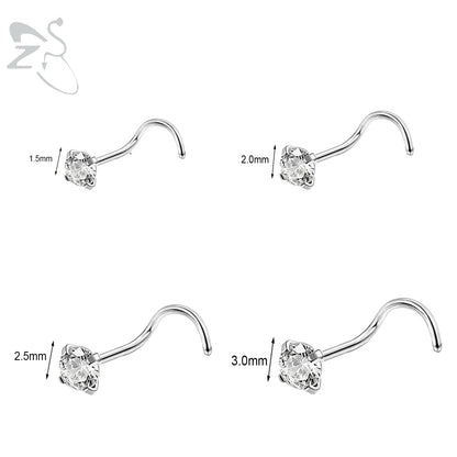 Starry Stud Nose Piercing Set