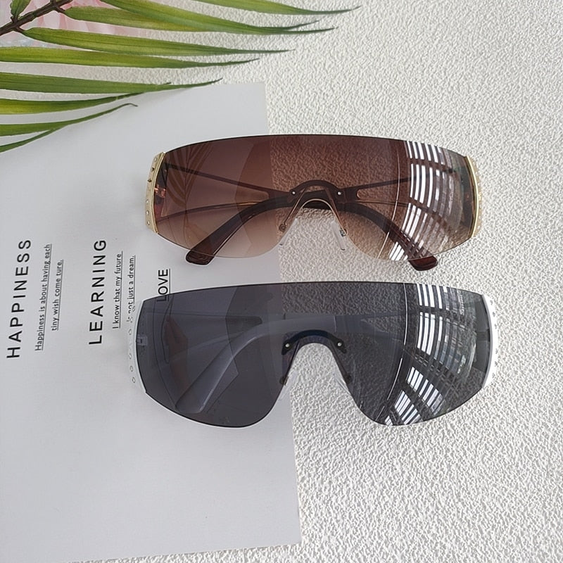 Y2K Baddie Sunglasses C05 Silver Black / China / As Photos Showing