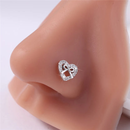 Bow & Glow Nose Stud