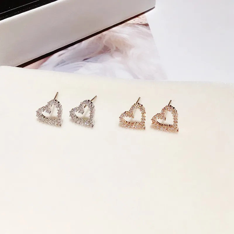 Heartfelt Sparkle Studs