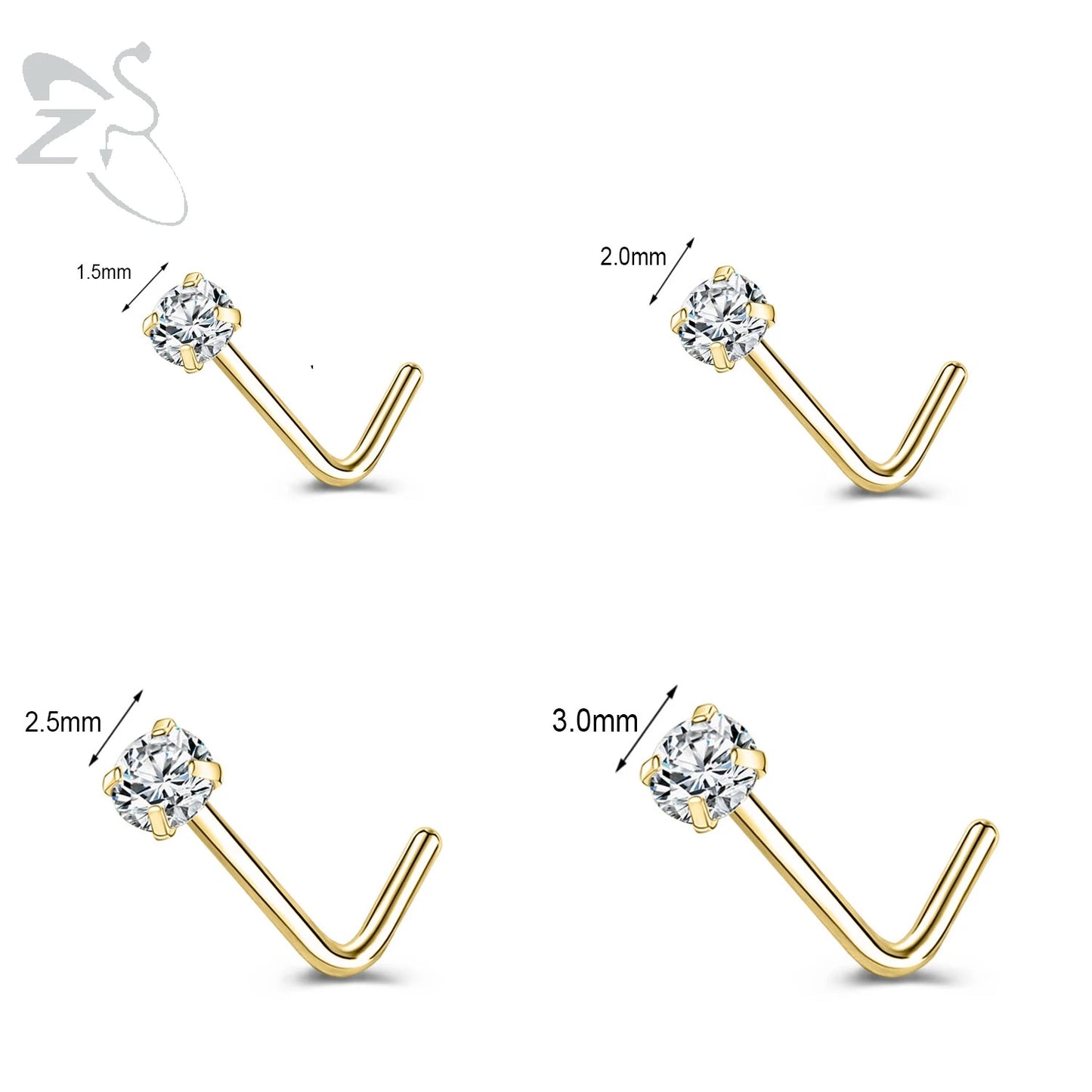 Starry Stud Nose Piercing Set