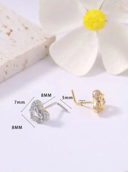 Bow & Glow Nose Stud