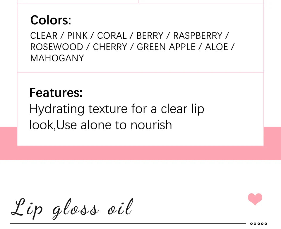 Cherry Kiss Lip Glow Oil