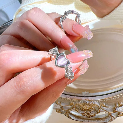 Heartfelt Trio Ring Set