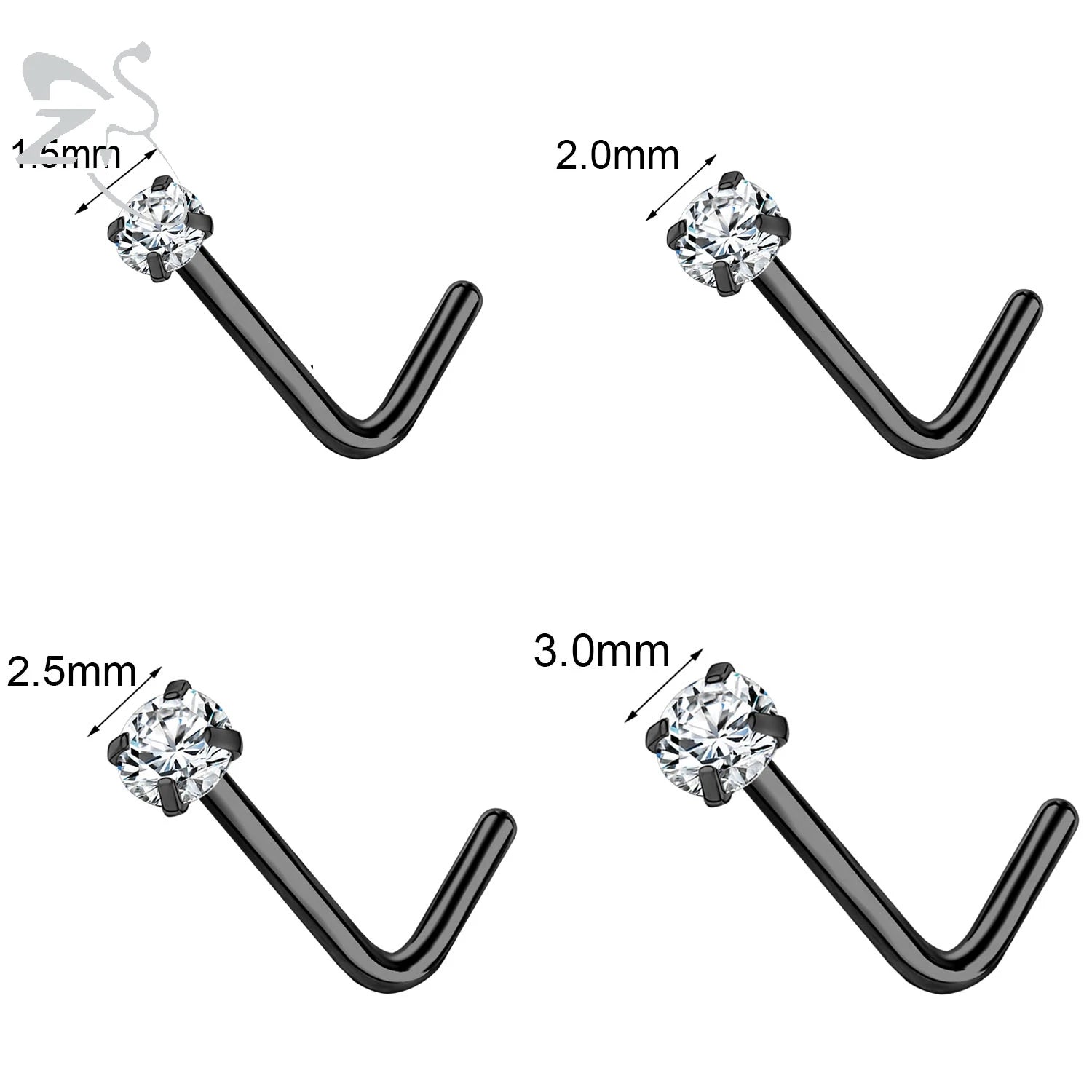 Starry Stud Nose Piercing Set - LoboLashes.com