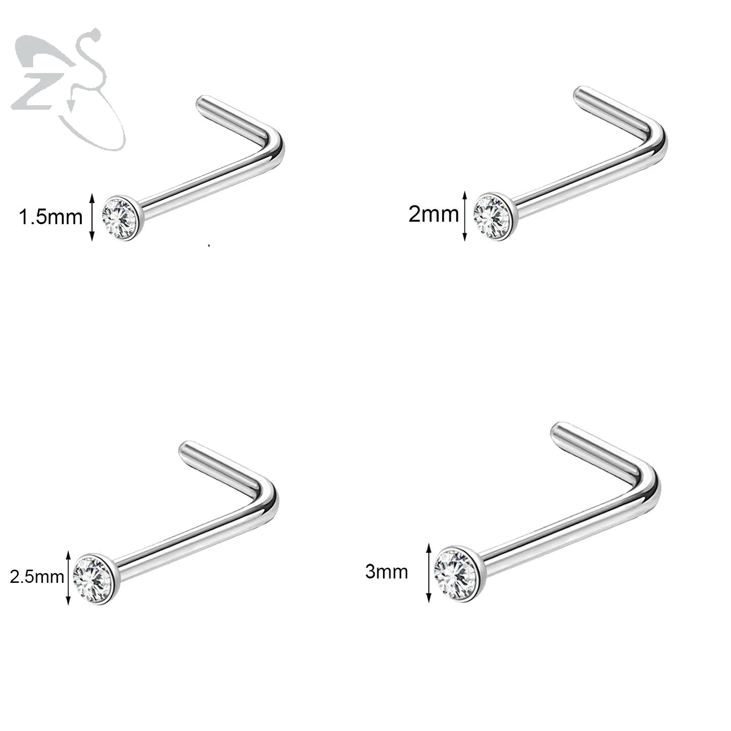 Starry Stud Nose Piercing Set