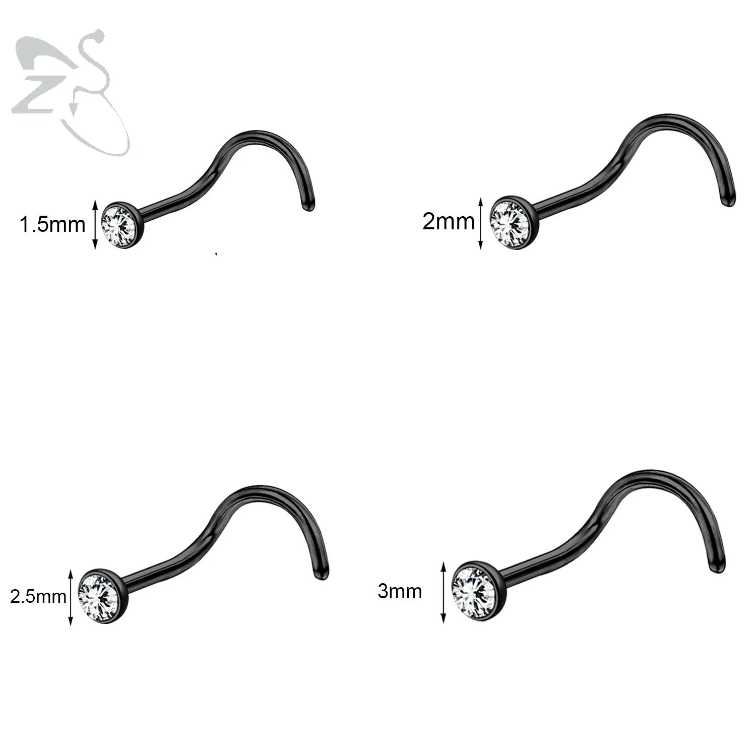 Starry Stud Nose Piercing Set - LoboLashes.com