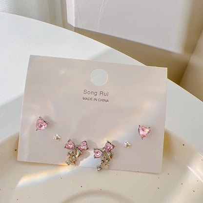 Blushing Bow & Heart Drop Set