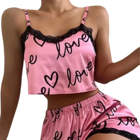 Lover Girl Women's Pajama Shorts Set
