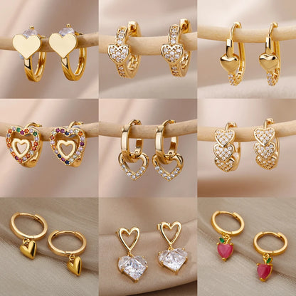 Golden Love Glow Earrings