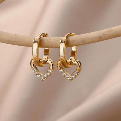 Golden Love Glow Earrings