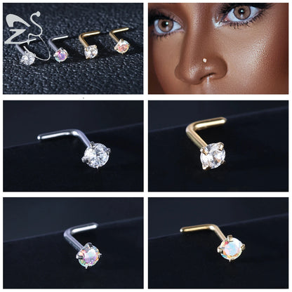 Starry Stud Nose Piercing Set