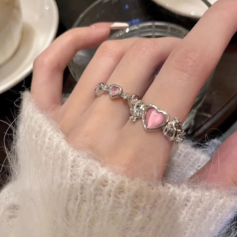 Heartfelt Trio Ring Set