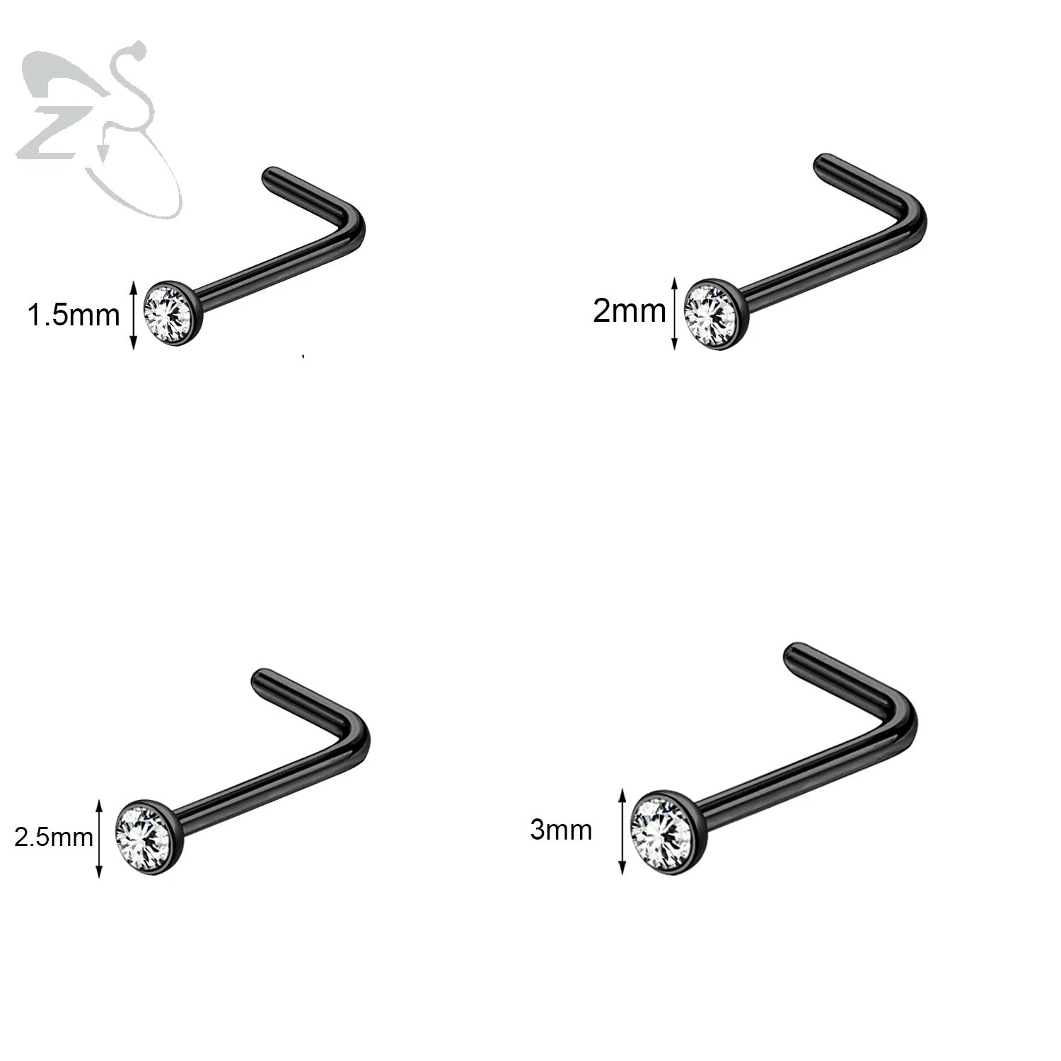 Starry Stud Nose Piercing Set - LoboLashes.com