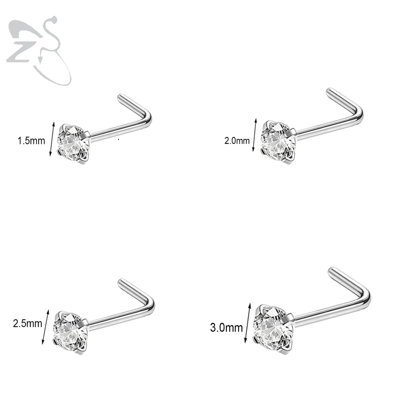 Starry Stud Nose Piercing Set