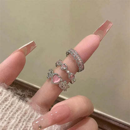 Heartfelt Trio Ring Set