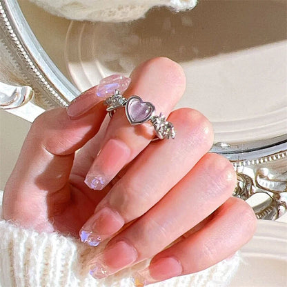 Heartfelt Trio Ring Set