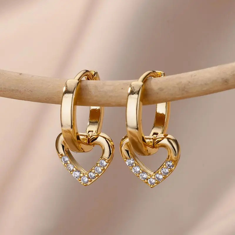 Golden Love Glow Earrings