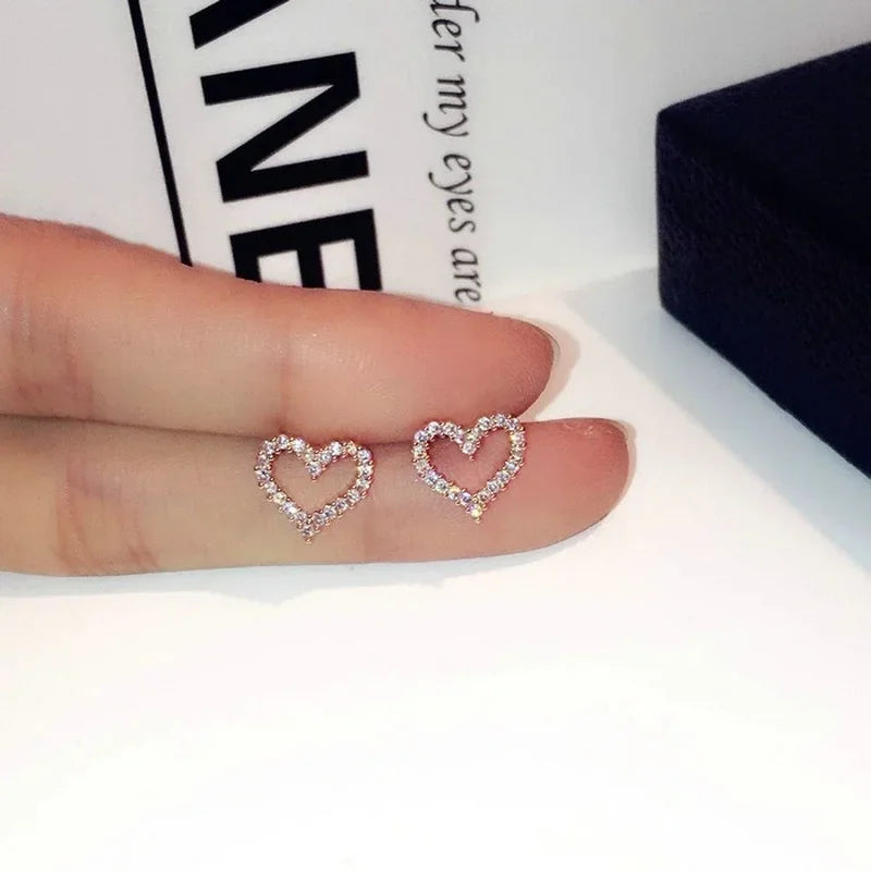 Heartfelt Sparkle Studs