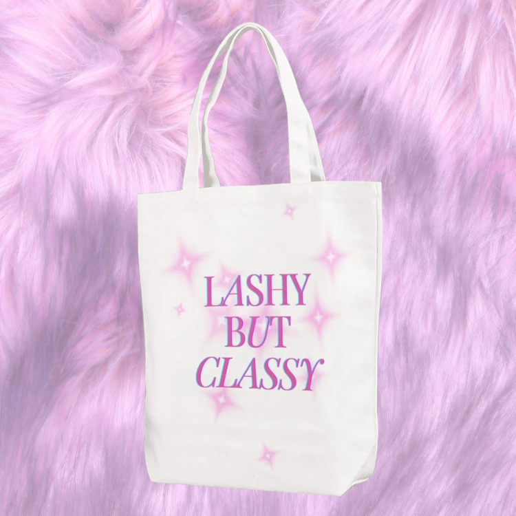 "Lashy but Classy" Canvas Bag